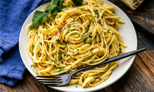 Garlic Olive Linguine